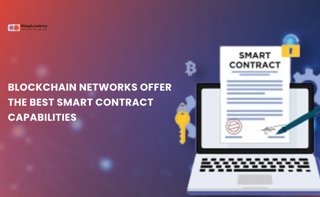 Which blockchain networks offer the best smart contract capabilities