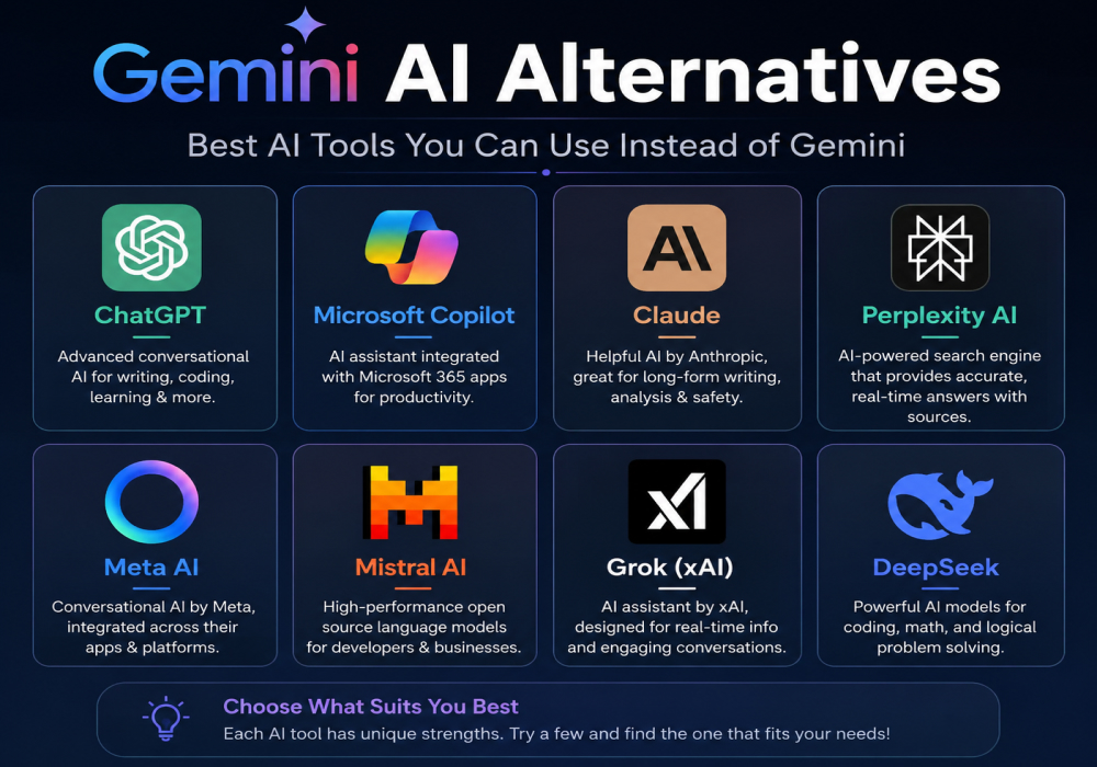 Best Free Gemini AI Alternatives in 2026 2 Gemini AI Alternatives
